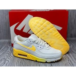 Women’s Size 5.5 Nike Air Max 90 SE 'Citron Daisy' White Yellow FJ4548-100